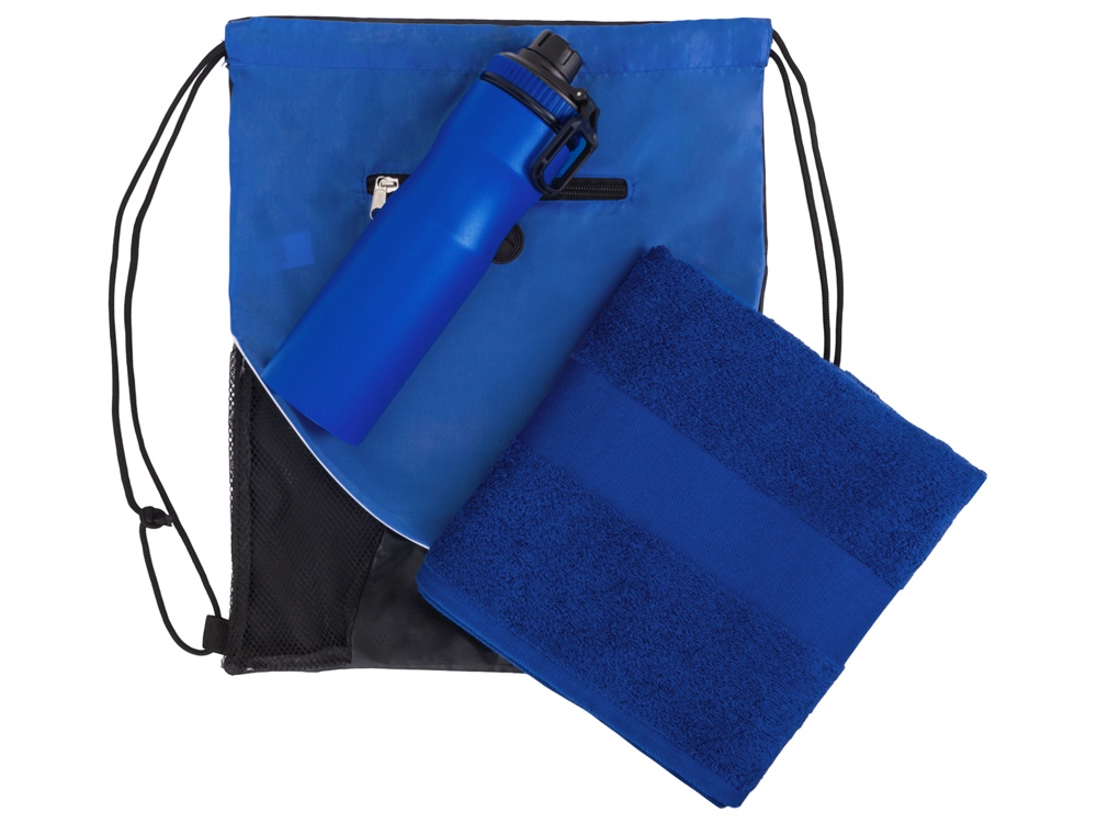 Спортивный набор со стальной бутылкой и полотенцем «Advanced» Спортивный набор со стальной бутылкой и полотенцем «Advanced» — изображение 2