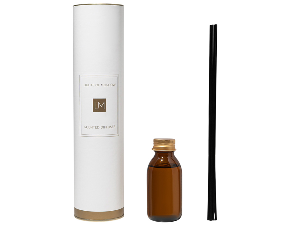 Ароматический диффузор с палочками, Баккарат: жасмин и миндаль, амбра, 100 мл Ароматический диффузор с палочками, Баккарат: жасмин и миндаль, амбра, 100 мл — изображение 2