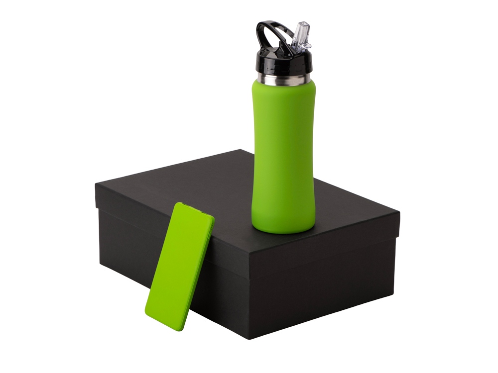Подарочный набор «COLOR IT» с бутылкой для воды и повербанком, 5000 mAh Подарочный набор «COLOR IT» с бутылкой для воды и повербанком, 5000 mAh — изображение 2