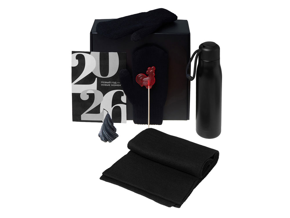Подарочный набор «Re:Air» с варежками, шарфом и термосом Подарочный набор «Re:Air» с варежками, шарфом и термосом — изображение 2