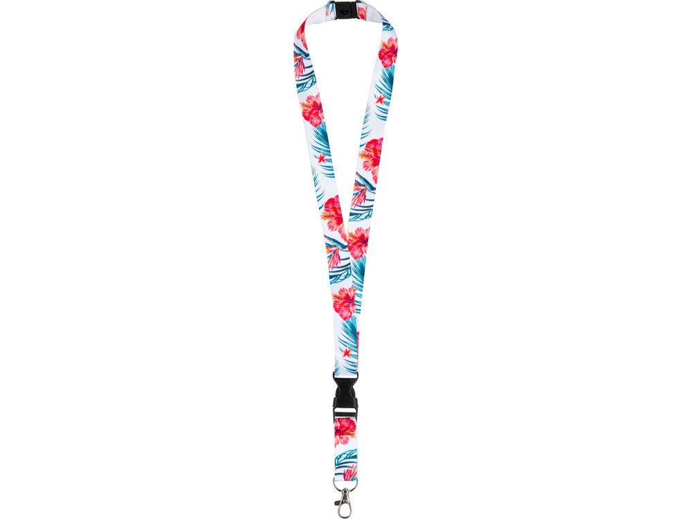 Ланъярд под сублимацию с карабином, межуровневым замком и замком обрыва, 2 см Ланъярд под сублимацию с карабином, межуровневым замком и замком обрыва, 2 см — изображение 2