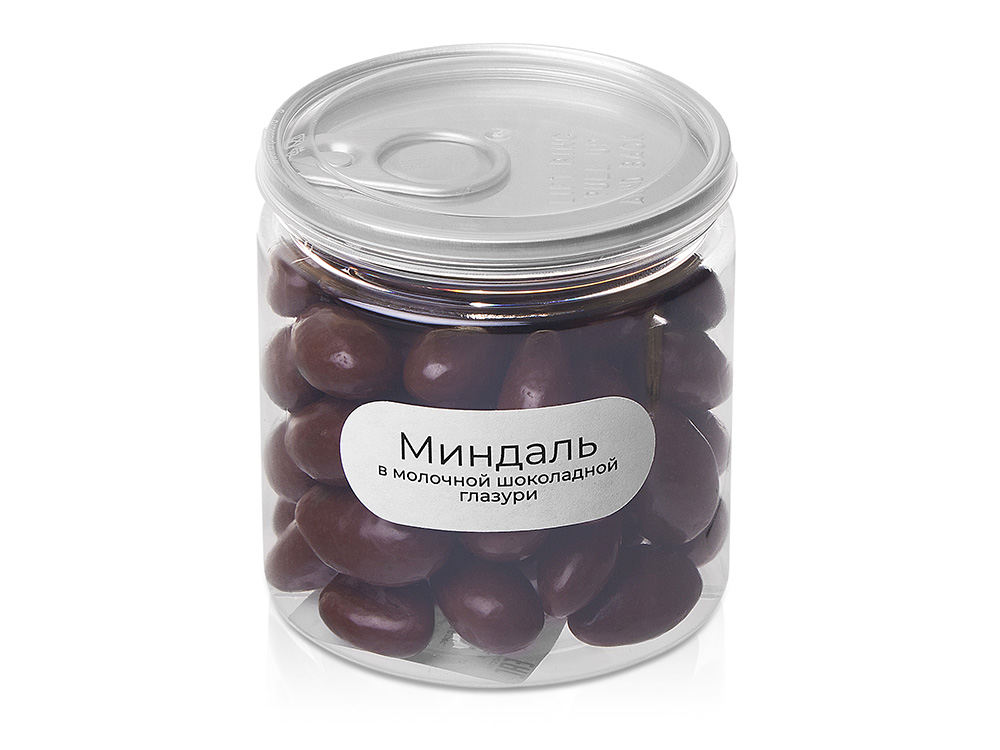 Миндаль в молочной шоколадной глазури «Glazura», 140 гр - коричневый Подарочный набор «Re:Breathe» с перчатками, термосом и чаем — изображение 9