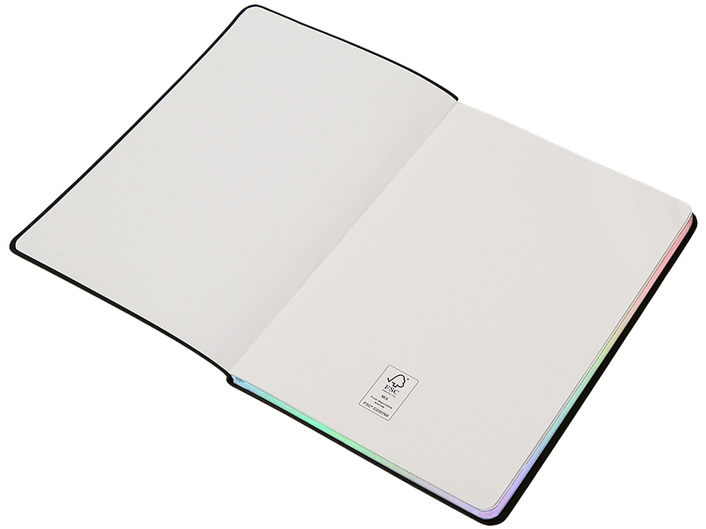 Блокнот А5 в гибкой обложке «Fellini» с голографическим срезом Блокнот А5 в гибкой обложке «Fellini» с голографическим срезом — изображение 3