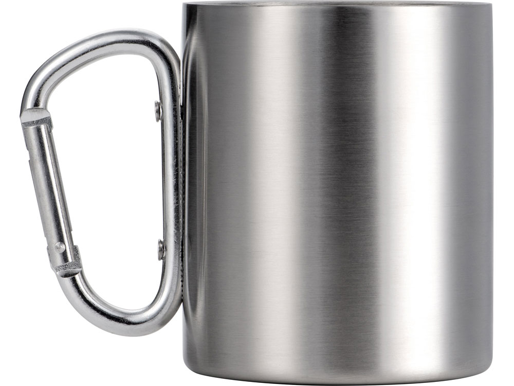 Кружка из стали с ручкой-карабином «Elbrus» Кружка из стали с ручкой-карабином «Elbrus» — изображение 3