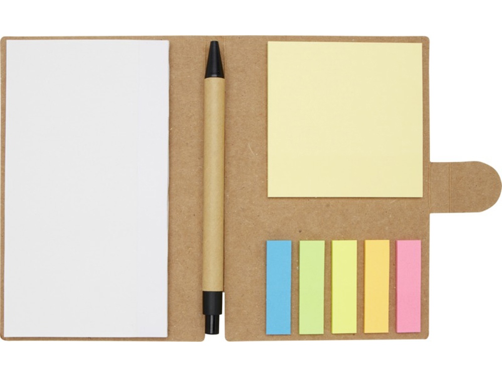 Блокнот «Swift» со стикерами и шариковой ручкой Блокнот «Swift» со стикерами и шариковой ручкой — изображение 4