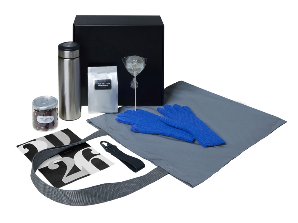 Подарочный набор «Re:Breathe» с перчатками, термосом и чаем Подарочный набор «Re:Breathe» с перчатками, термосом и чаем — изображение 2