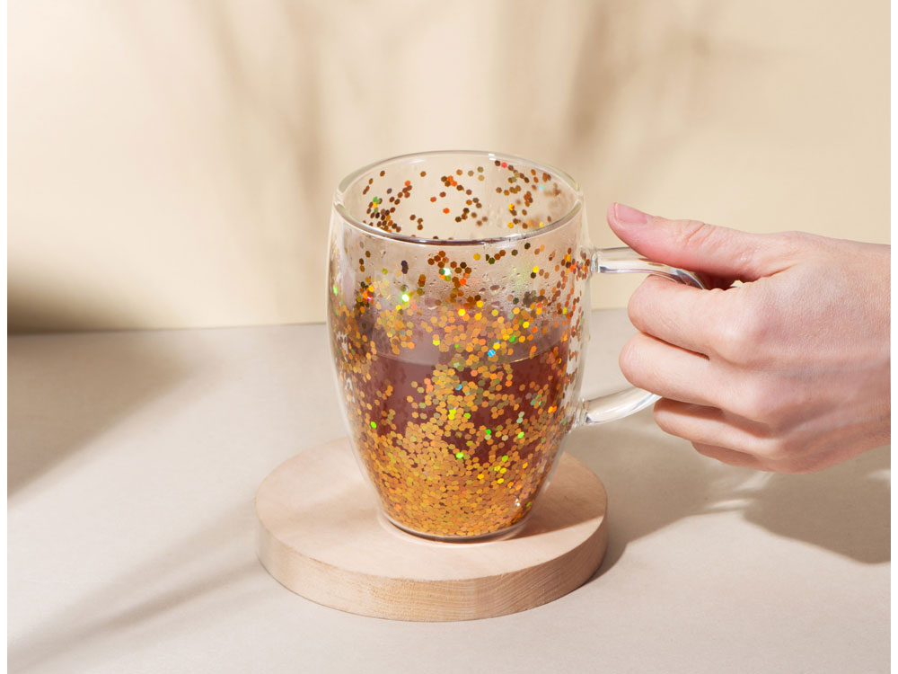 Кружка с двойными стенками с блестками «Festival» Кружка с двойными стенками с блестками «Festival» — изображение 5