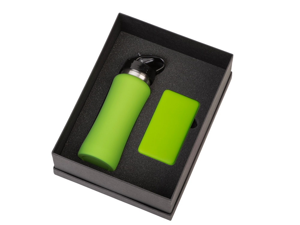 Подарочный набор «COLOR IT» с бутылкой для воды и повербанком, 5000 mAh