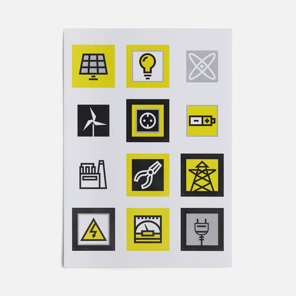 Стикерпак бумажный Industry