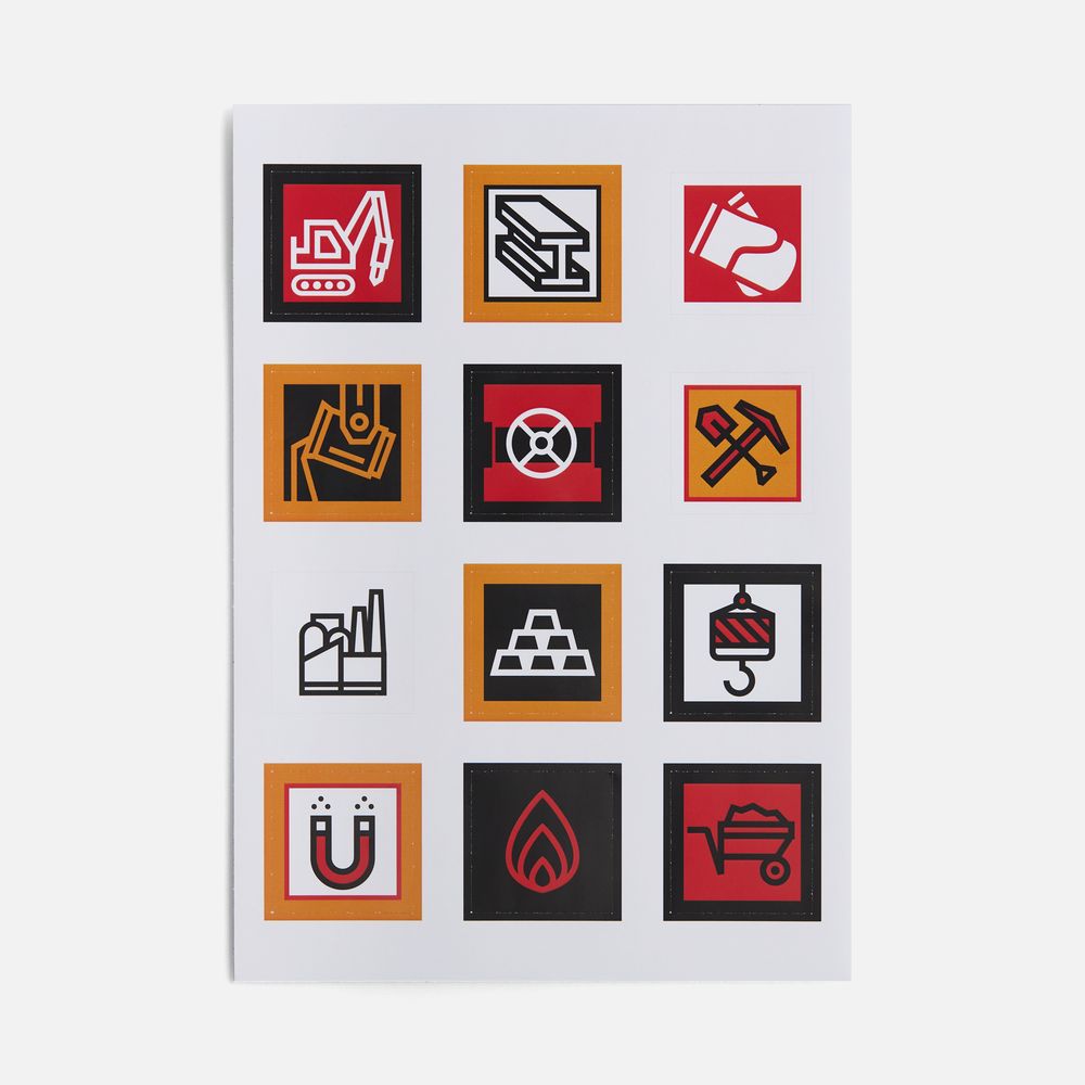 Стикерпак бумажный Industry