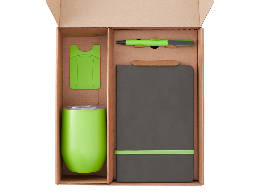 Набор «Refreshment» с термокружкой, блокнотом, ручкой и ланчбоксом Набор «Refreshment» с термокружкой, блокнотом, ручкой и ланчбоксом — изображение 2