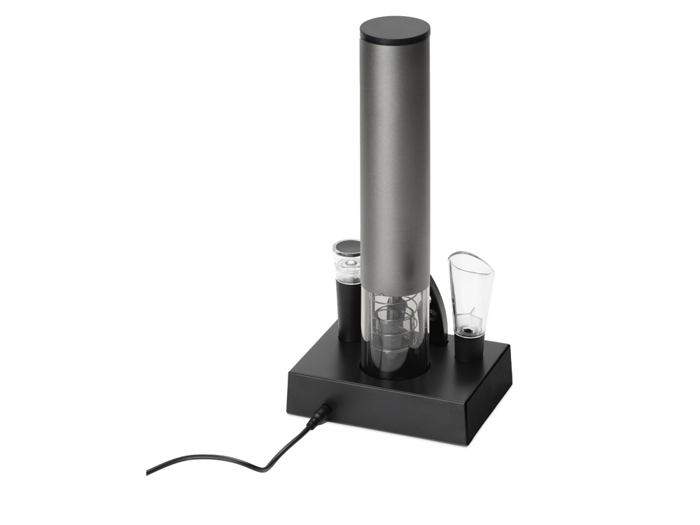 Набор аксессуаров для вина с электрическим штопором и док-станцией «Palermo» Набор аксессуаров для вина с электрическим штопором и док-станцией «Palermo» — изображение 3