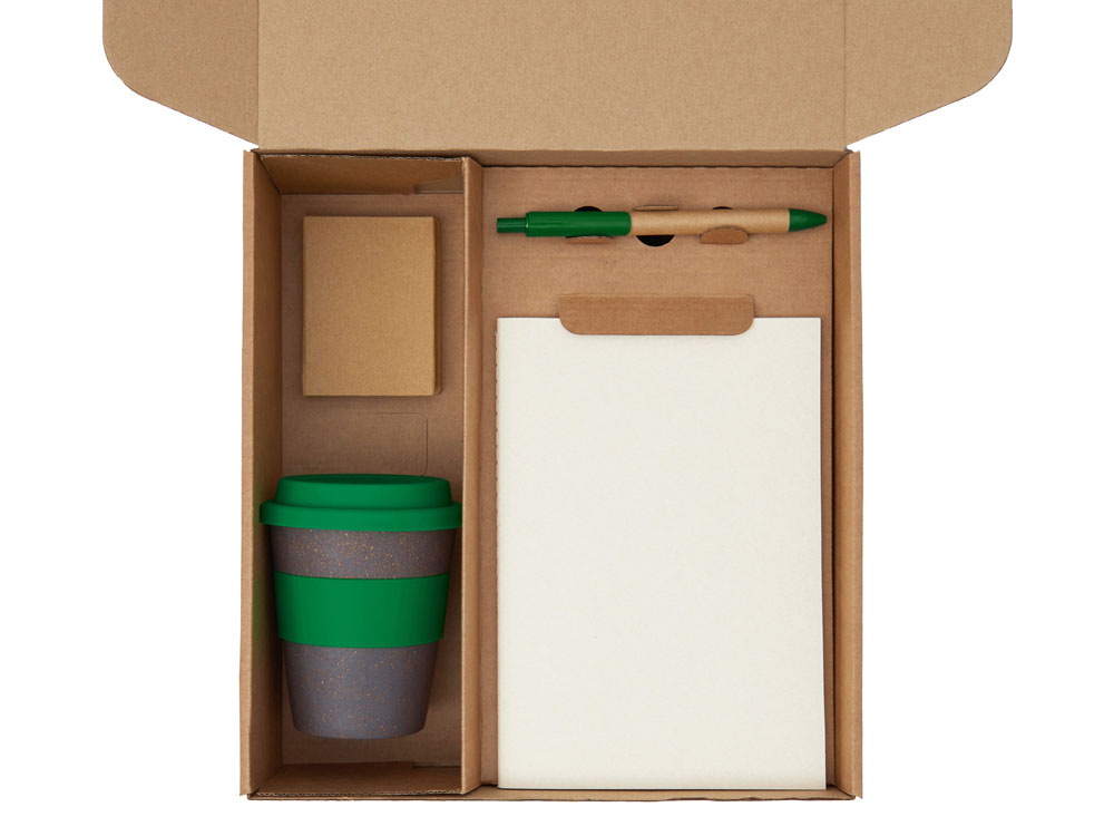 Набор «Halm» с блокнотом, ручкой и стаканом Набор «Halm» с блокнотом, ручкой и стаканом — изображение 2