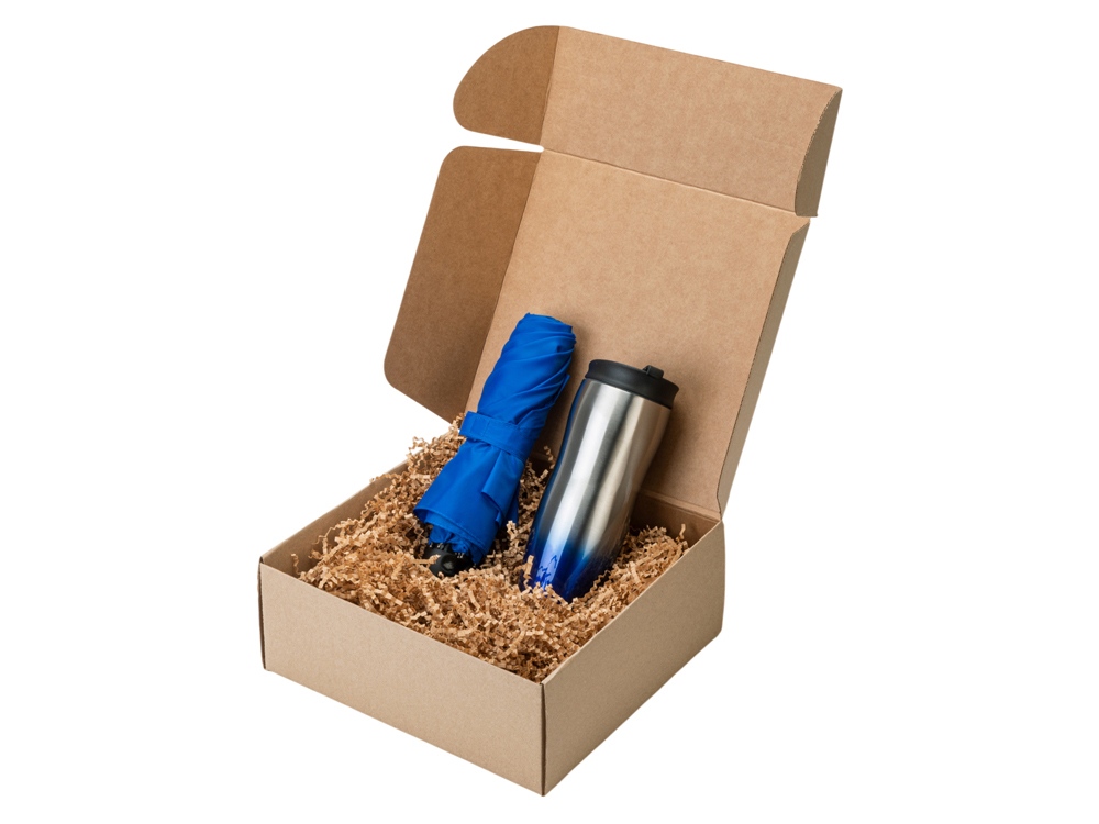 Подарочный набор «On the go» с термокружкой и зонтом Подарочный набор «On the go» с термокружкой и зонтом — изображение 2