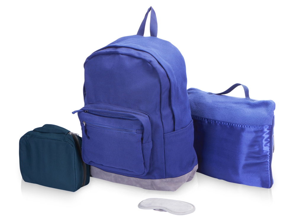 Набор для путешествий «Easy flight» - синий/серый Набор для путешествий «Easy flight»