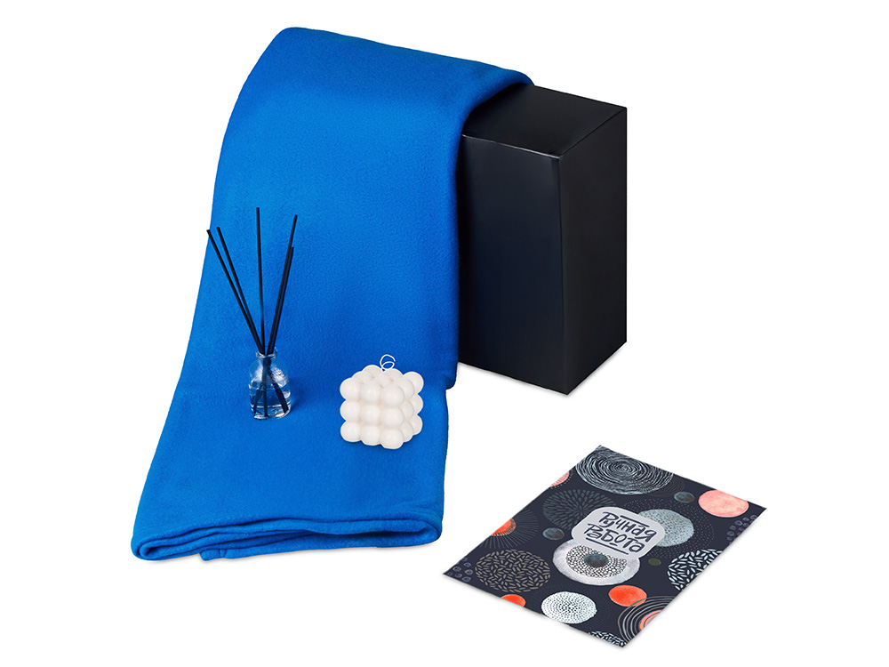 Подарочный набор «Re:y. Cocoon с пледом, свечой и диффузором Подарочный набор «Re:y. Cocoon с пледом, свечой и диффузором — изображение 2