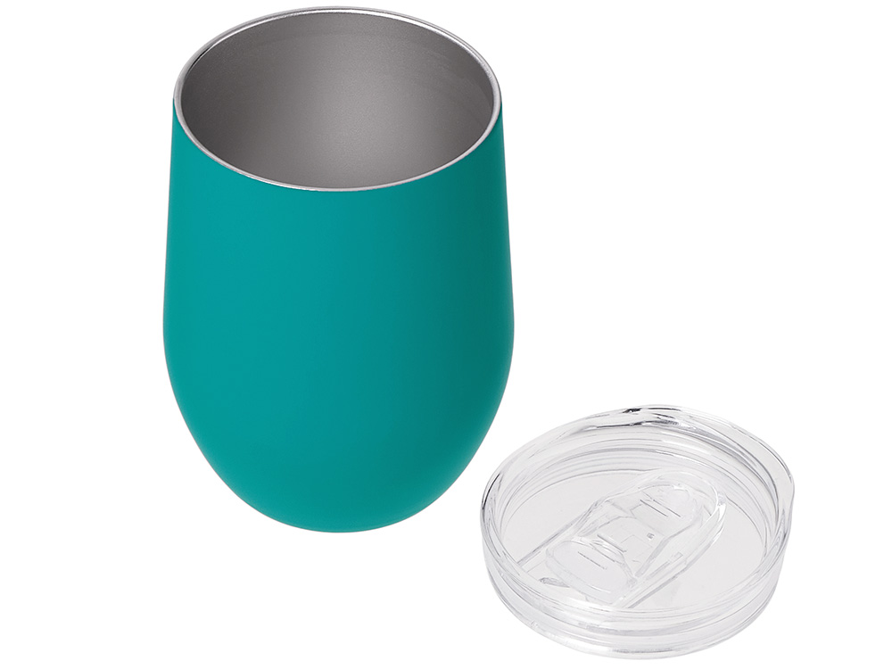 Вакуумная термокружка «Sense Gum», непротекаемая крышка, soft-touch Вакуумная термокружка «Sense Gum», непротекаемая крышка, soft-touch — изображение 2