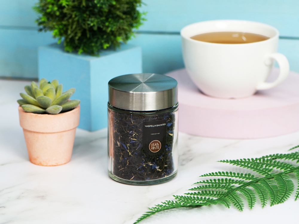 Чай черный с чабрецом и лепестками василька, серия «Essence» Чай черный с чабрецом и лепестками василька, серия «Essence» — изображение 5