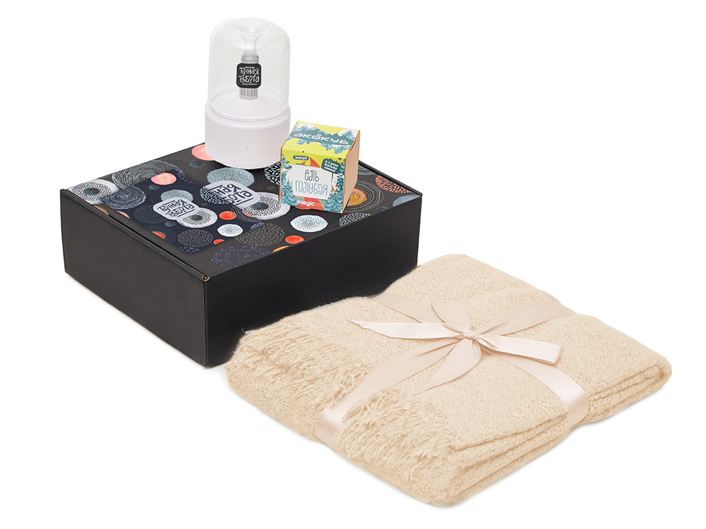 Подарочный набор «Re:y. Grow» с пледом, увлажнителем и набором для выращивания Подарочный набор «Re:y. Grow» с пледом, увлажнителем и набором для выращивания