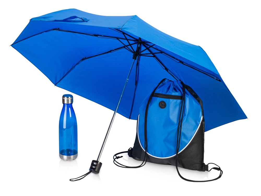 Набор «Walk» с бутылкой для воды и зонтом Набор «Walk» с бутылкой для воды и зонтом