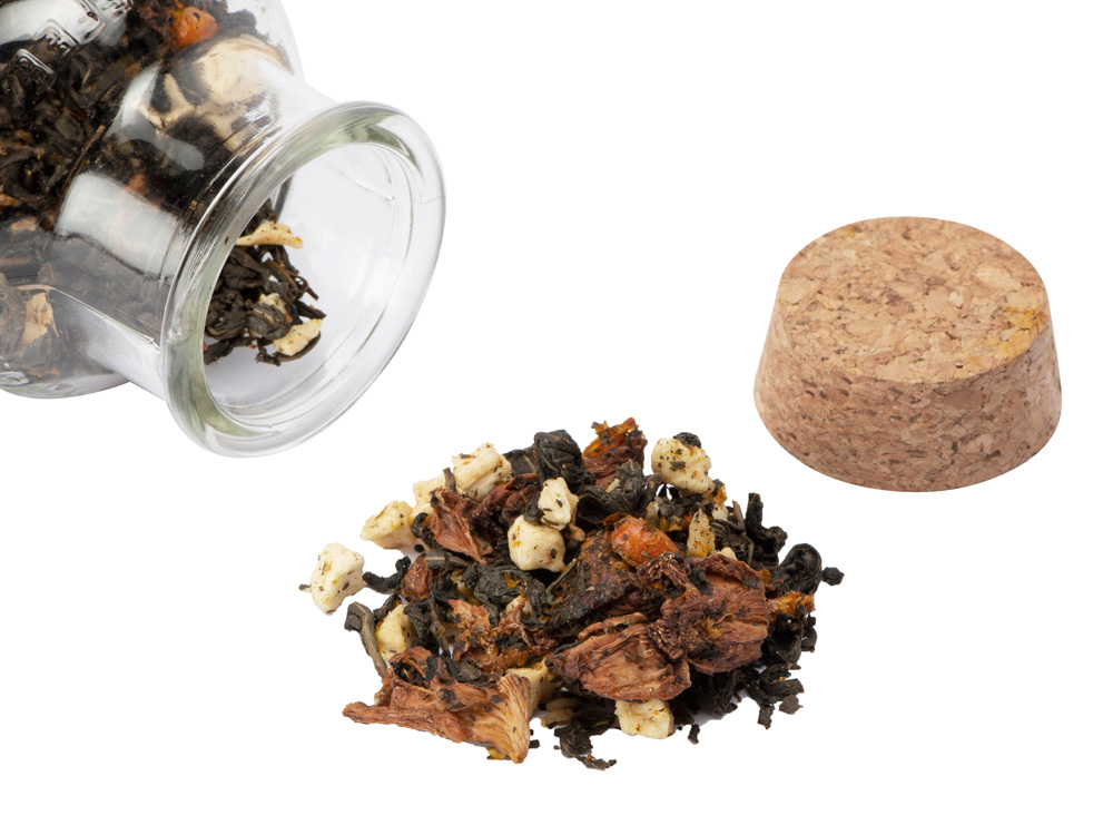 Чай зеленый с соком ананаса и кусочками яблока/облепихи Чай зеленый с соком ананаса и кусочками яблока/облепихи — изображение 2