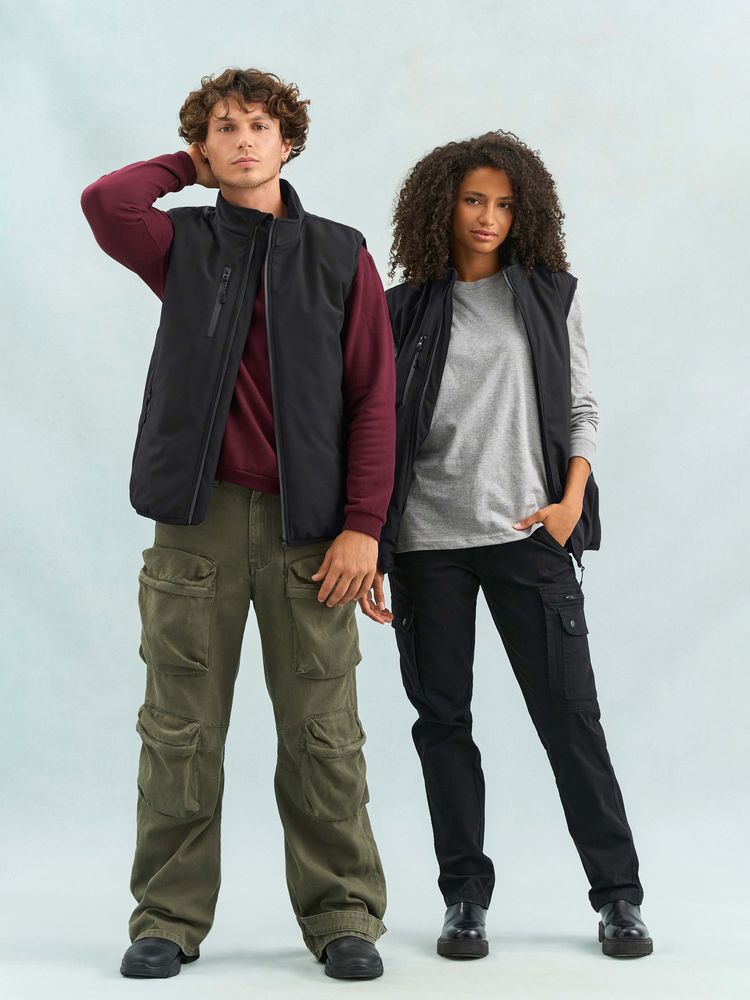 Жилет софтшелл унисекс Falcon BW Жилет софтшелл унисекс Falcon BW — изображение 9