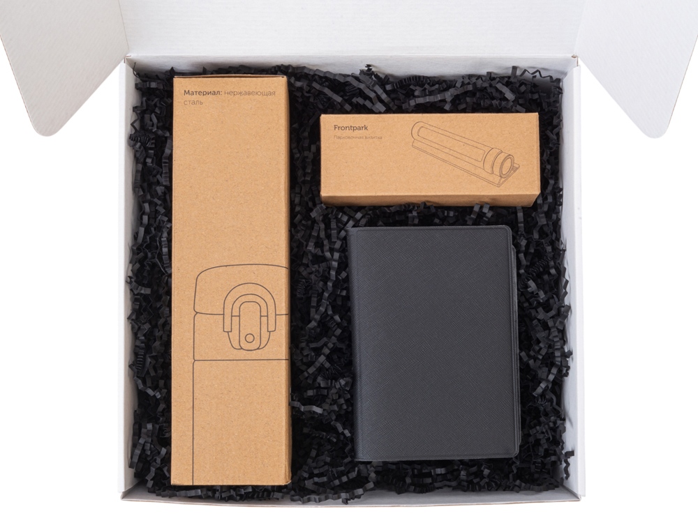 Подарочный набор «Premier» с термокружкой, парковочной визиткой и обложкой для документов Подарочный набор «Premier» с термокружкой, парковочной визиткой и обложкой для документов — изображение 5