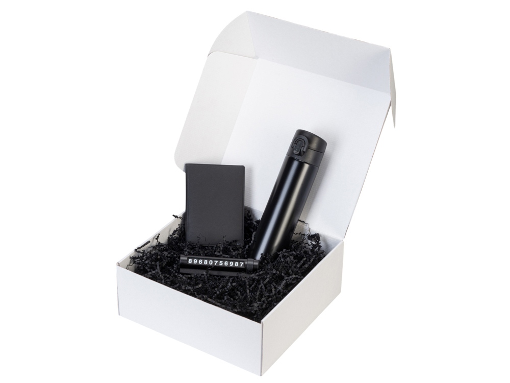 Подарочный набор «Premier» с термокружкой, парковочной визиткой и обложкой для документов Подарочный набор «Premier» с термокружкой, парковочной визиткой и обложкой для документов — изображение 2