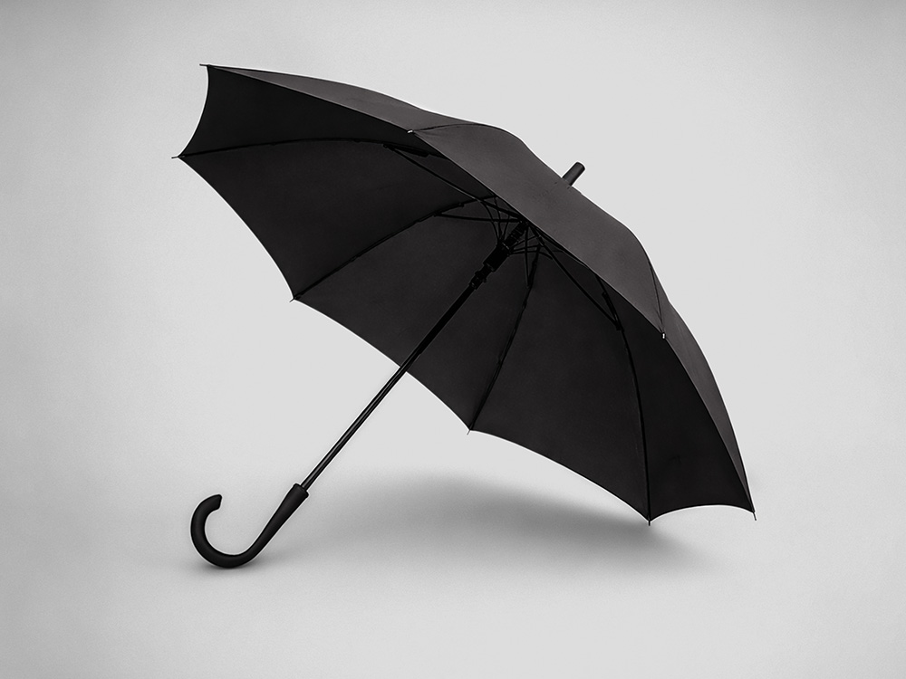 Зонт-трость «Bergen» - черный