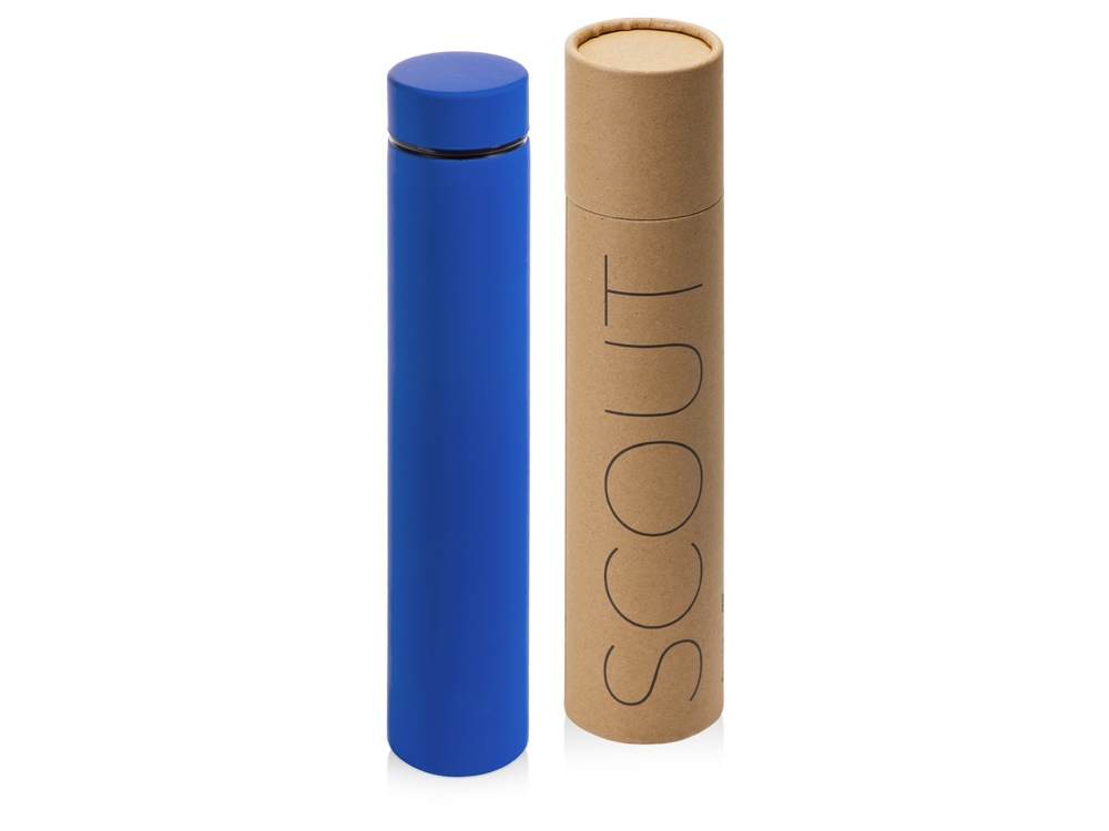 Вакуумный термос «Scout», soft-touch, 235 мл, тубус
