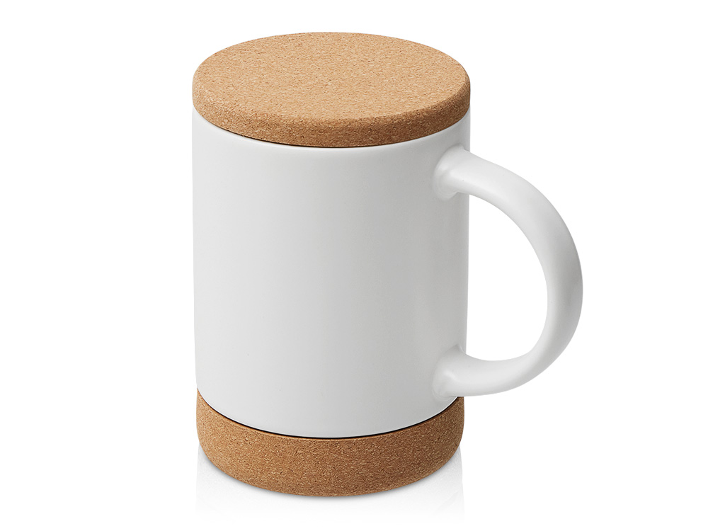 Кружка с пробковым дном и крышкой «Корк & Бон»