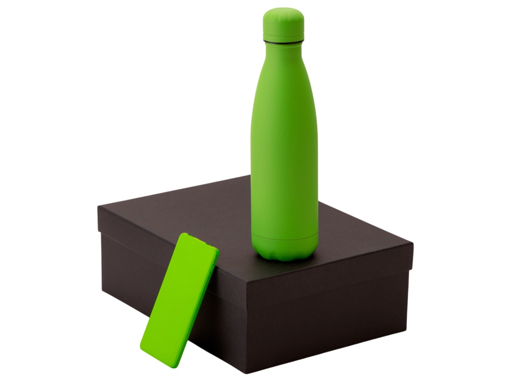 Подарочный набор «COLOR IT» с термобутылкой и повербанком Подарочный набор «COLOR IT» с термобутылкой и повербанком