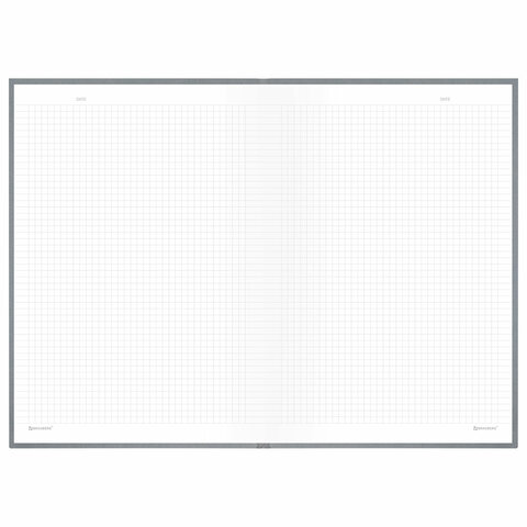 Блокнот БОЛЬШОЙ ФОРМАТ 200х290 мм, А4, 80 л., твердый, клетка, BRAUBERG "Minimal", серый, 116433 Блокнот БОЛЬШОЙ ФОРМАТ 200х290 мм, А4, 80 л., твердый, клетка, BRAUBERG "Minimal", серый, 116433 — изображение 5