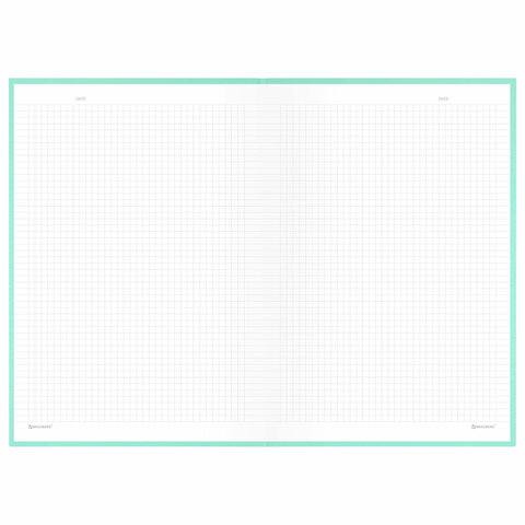 Блокнот БОЛЬШОЙ ФОРМАТ 200х290 мм, А4, 80 л., твердый, клетка, BRAUBERG "Minimal", мятный, 116435 Блокнот БОЛЬШОЙ ФОРМАТ 200х290 мм, А4, 80 л., твердый, клетка, BRAUBERG "Minimal", мятный, 116435 — изображение 5