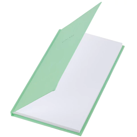 Блокнот А5 134х206 мм, 80 л., твёрдый, клетка, BRAUBERG "Minimal", мятный, 116443 Блокнот А5 134х206 мм, 80 л., твёрдый, клетка, BRAUBERG "Minimal", мятный, 116443 — изображение 3