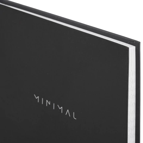 Блокнот А5 134х206 мм, 80 л., твёрдый, клетка, BRAUBERG "Minimal", черный, 116436 Блокнот А5 134х206 мм, 80 л., твёрдый, клетка, BRAUBERG "Minimal", черный, 116436 — изображение 4