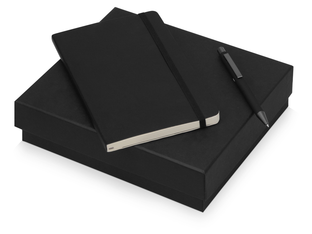 Подарочный набор Moleskine Van Gogh с блокнотом А5 Soft и ручкой - черный Подарочный набор Moleskine Van Gogh с блокнотом А5 Soft и ручкой