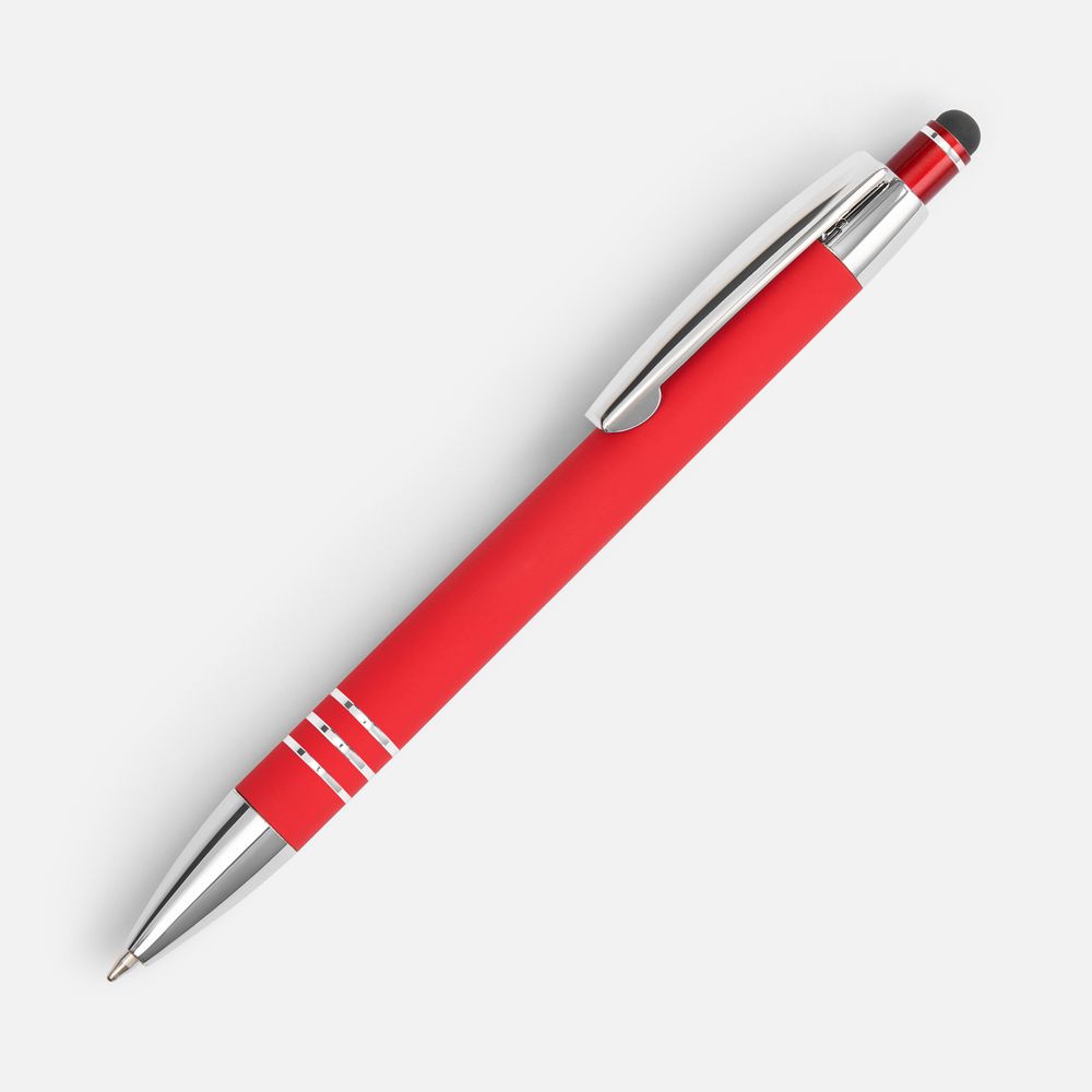 Ручка шариковая Sansen Soft Touch со стилусом