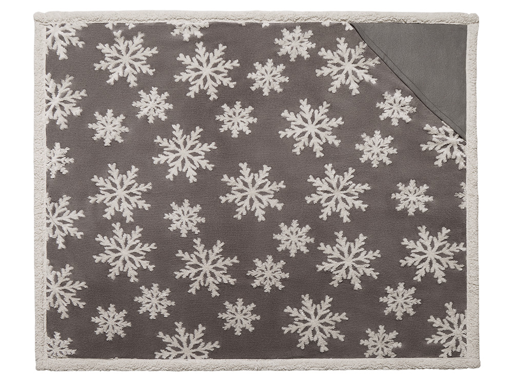 Плед Snowflake новогодний с капюшоном Плед Snowflake новогодний с капюшоном — изображение 4