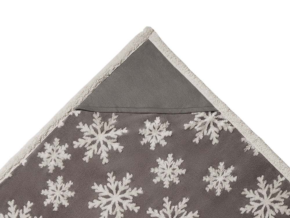 Плед Snowflake новогодний с капюшоном Плед Snowflake новогодний с капюшоном — изображение 7