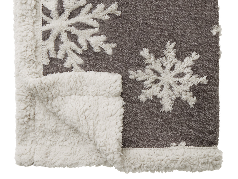 Плед Snowflake новогодний с капюшоном Плед Snowflake новогодний с капюшоном — изображение 5