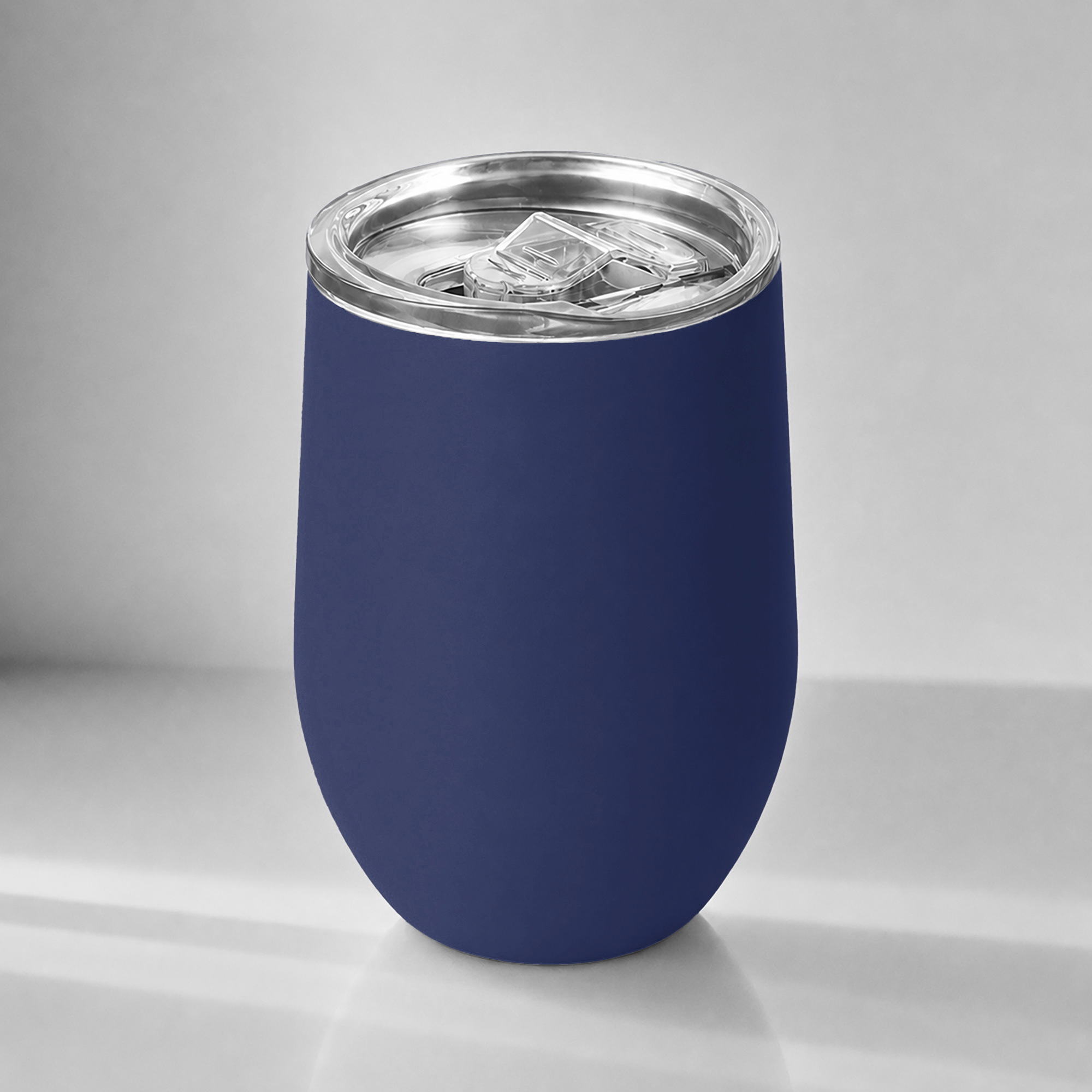 Термокружка «Vacuum mug C1», soft touch, 370 мл - темно-синий