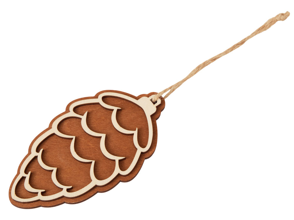 Деревянная подвеска на елку «Cedar» Деревянная подвеска на елку «Cedar» — изображение 2