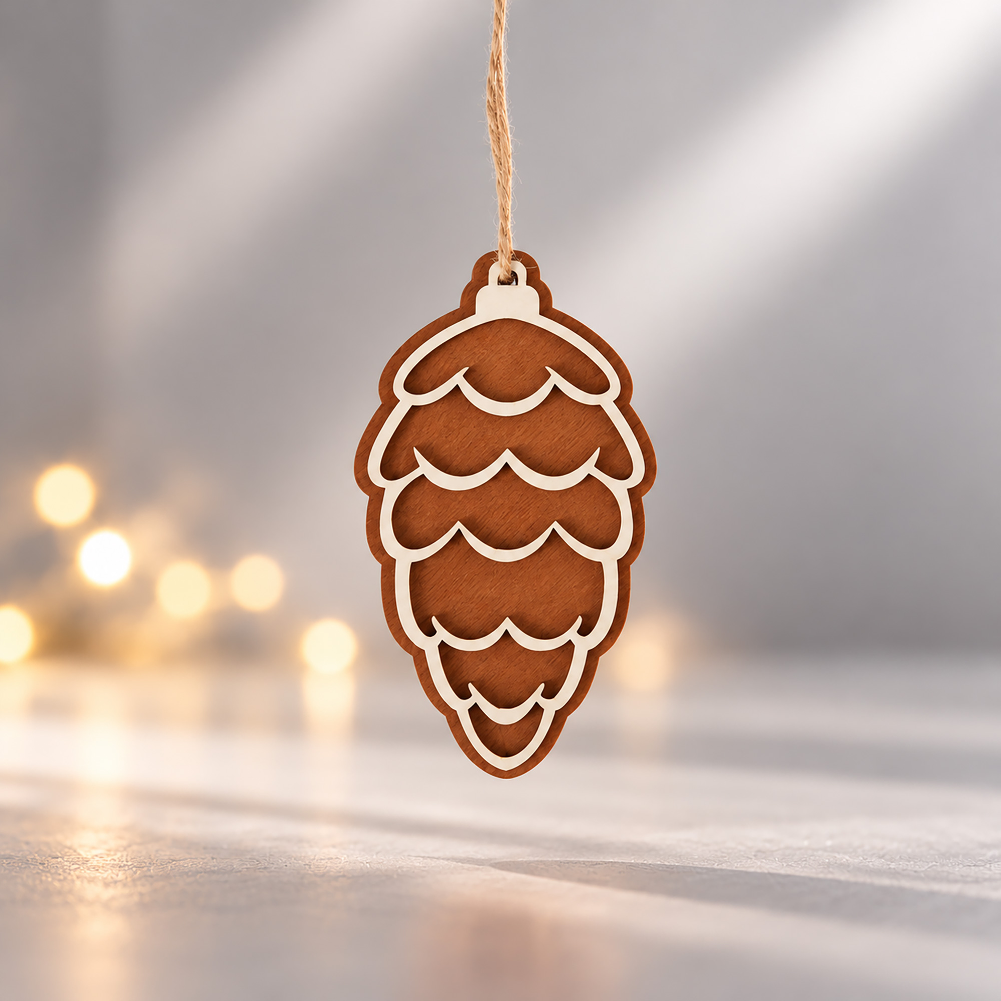 Деревянная подвеска на елку «Cedar» Деревянная подвеска на елку «Cedar»