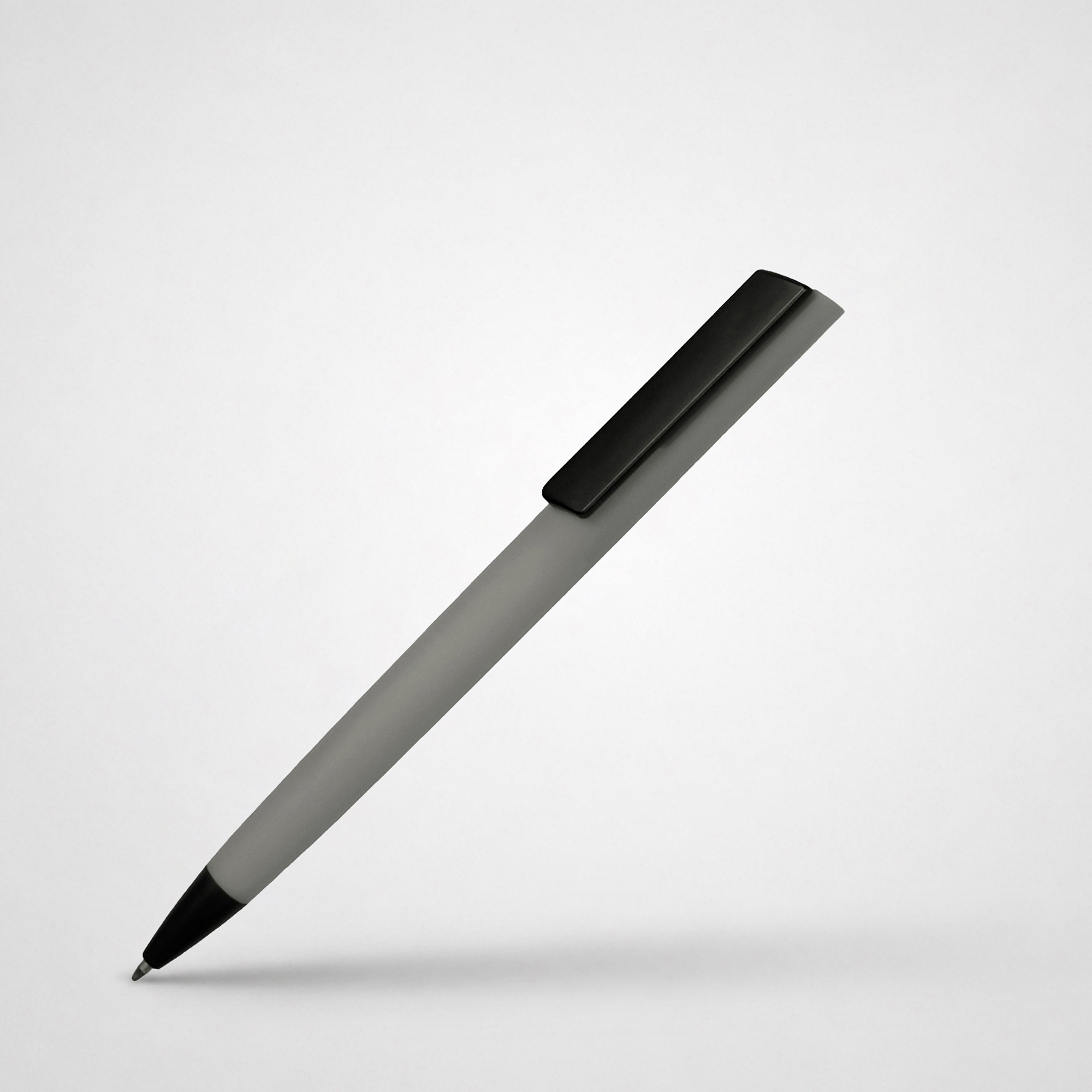 Ручка пластиковая шариковая «C1» soft-touch - серый